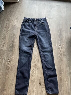 Silver Jeans Women's Dark Blue Straight Leg Jeans